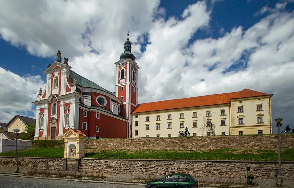Castle and monastery in Pacov