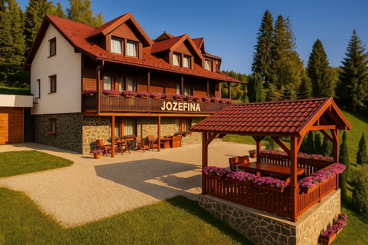 Chata Jozefína a Apartmány Erika — HÜTTE in Dedinky