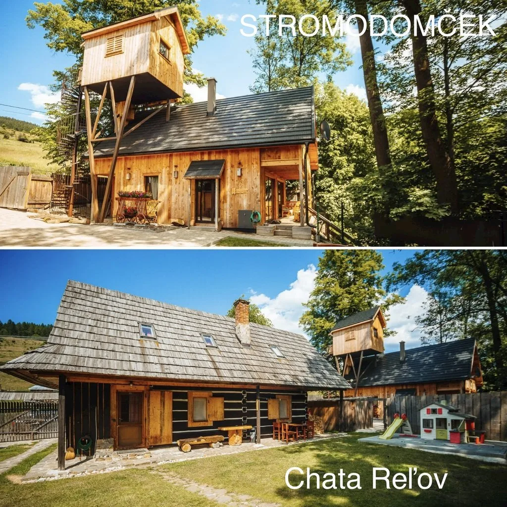 Chata Reľov a Chata Stromodomček