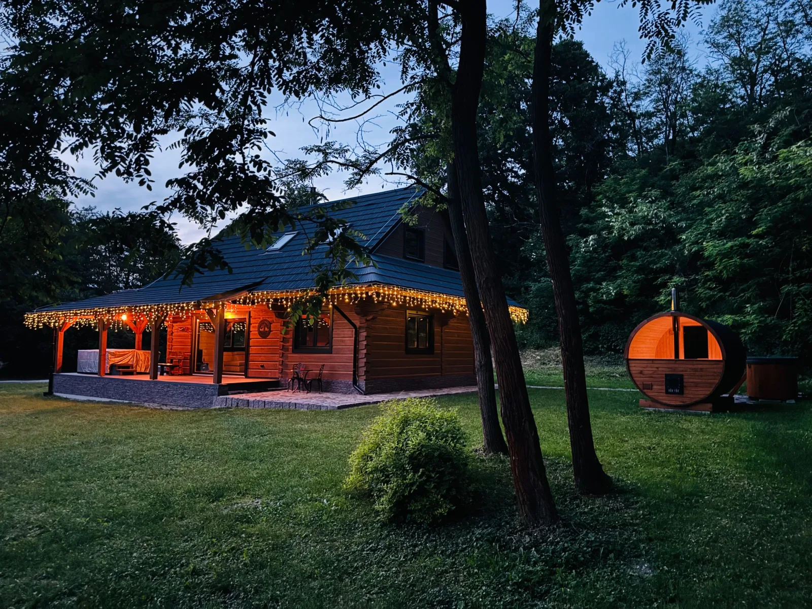 Ozónia Wellness House — LOG HOUSE in Šahy
