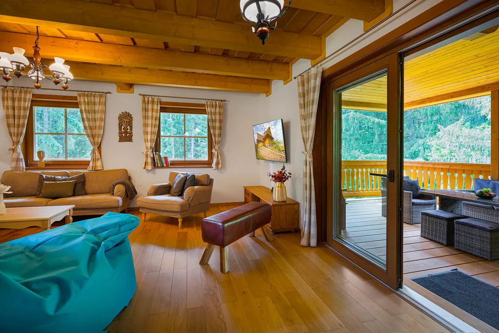 Wellness Drevenica Tále s biliardom — BLOCKHAUS in Tále