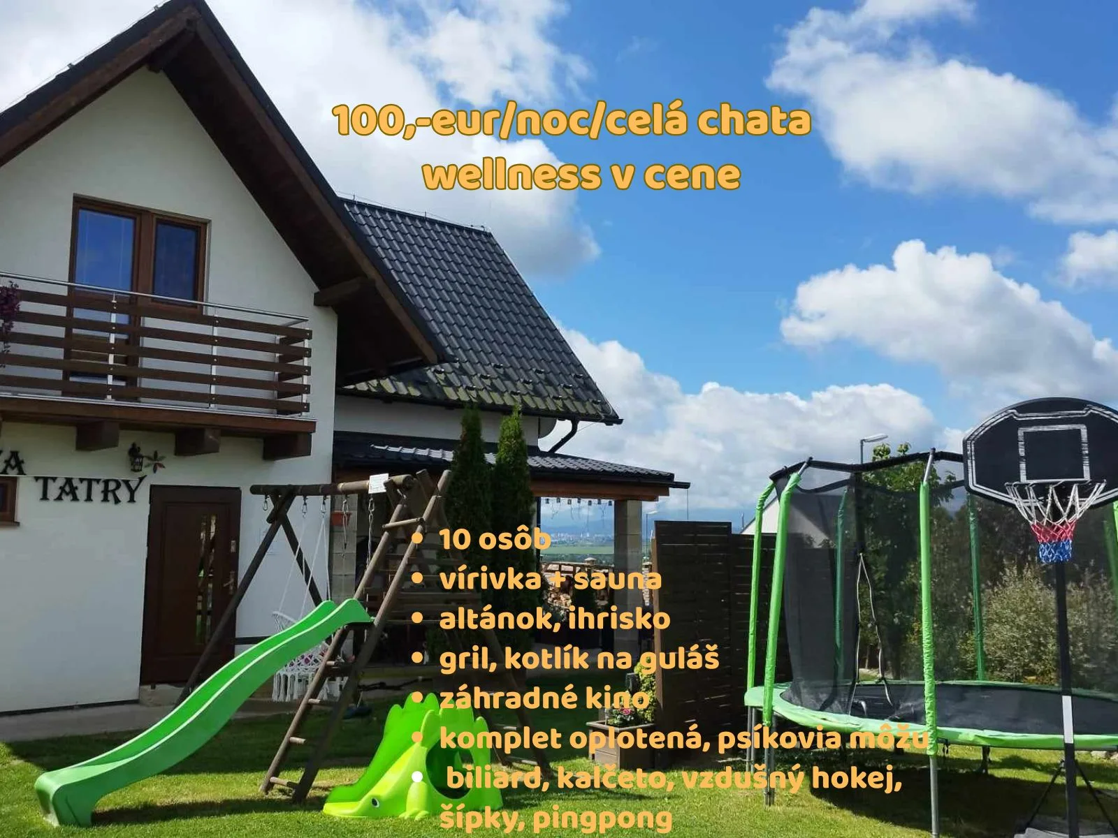 Chata Tatry — CHATA у Veľká Lomnica