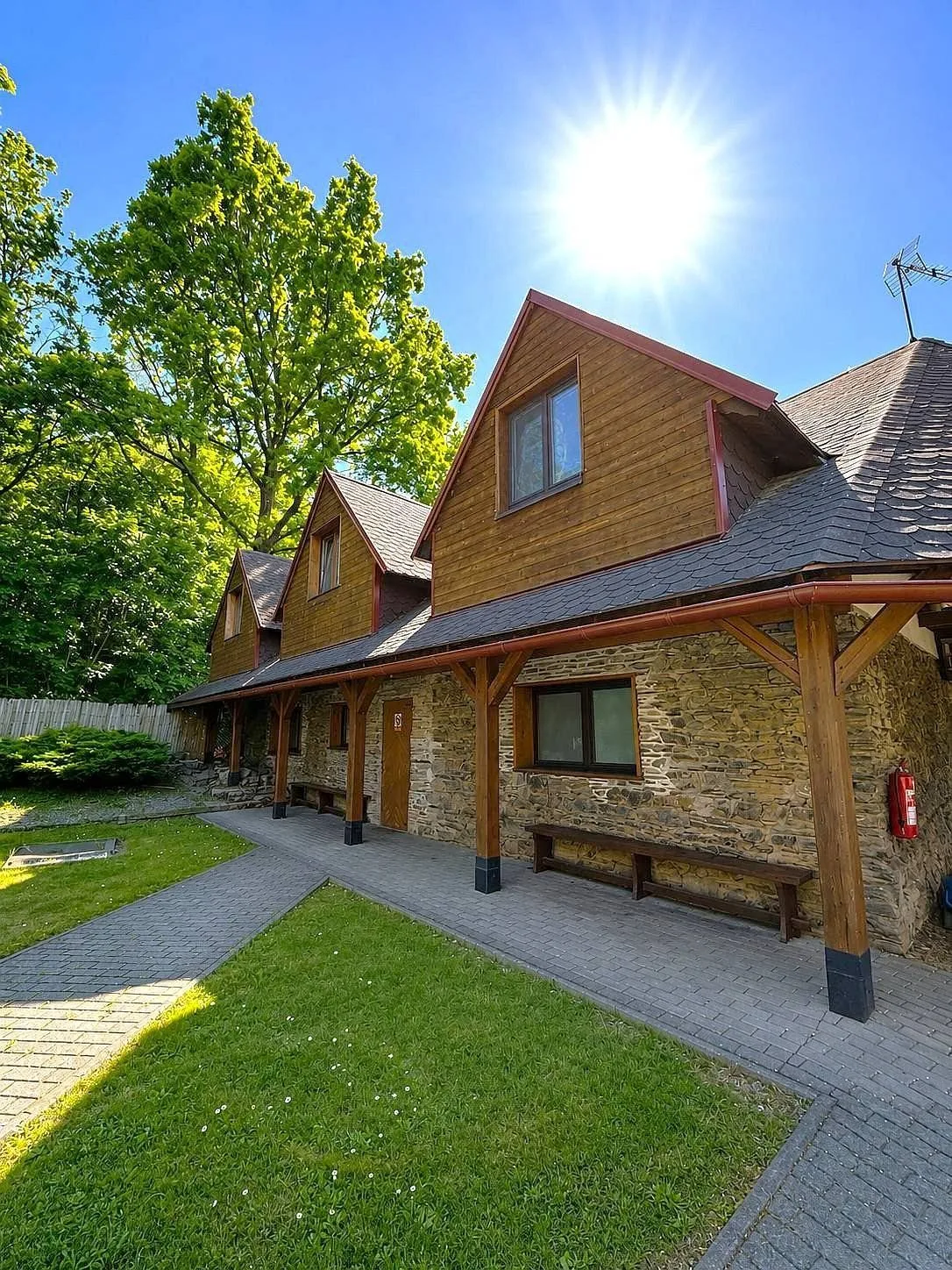 Ubytování u bývalého pivovaru — COTTAGE in Stěbořice