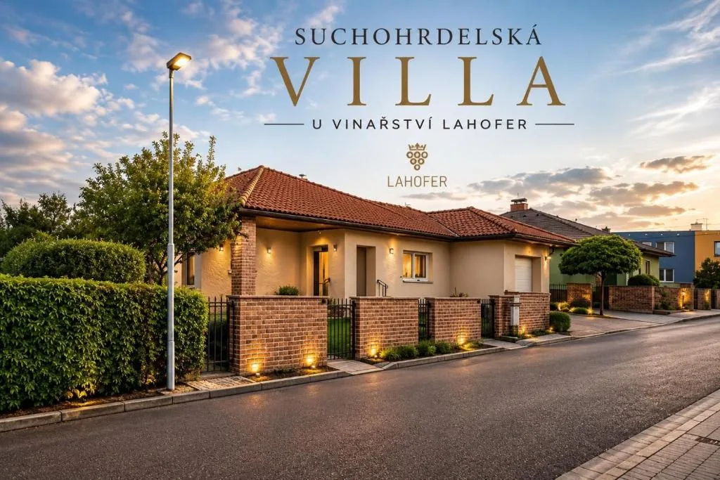 Suchohrdelská VILLA u vinařství LAHOFER — APARTMÁN v obci Suchohrdly